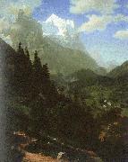 Albert Bierstadt The Wetterhorn oil on canvas